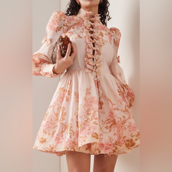 Zimmermann Dresses & Skirts - Zimmerman postcard pink bow mini dress